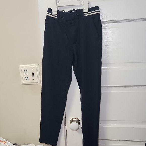 Zara Other - Zara Kids Navy Joggers with White Stripes